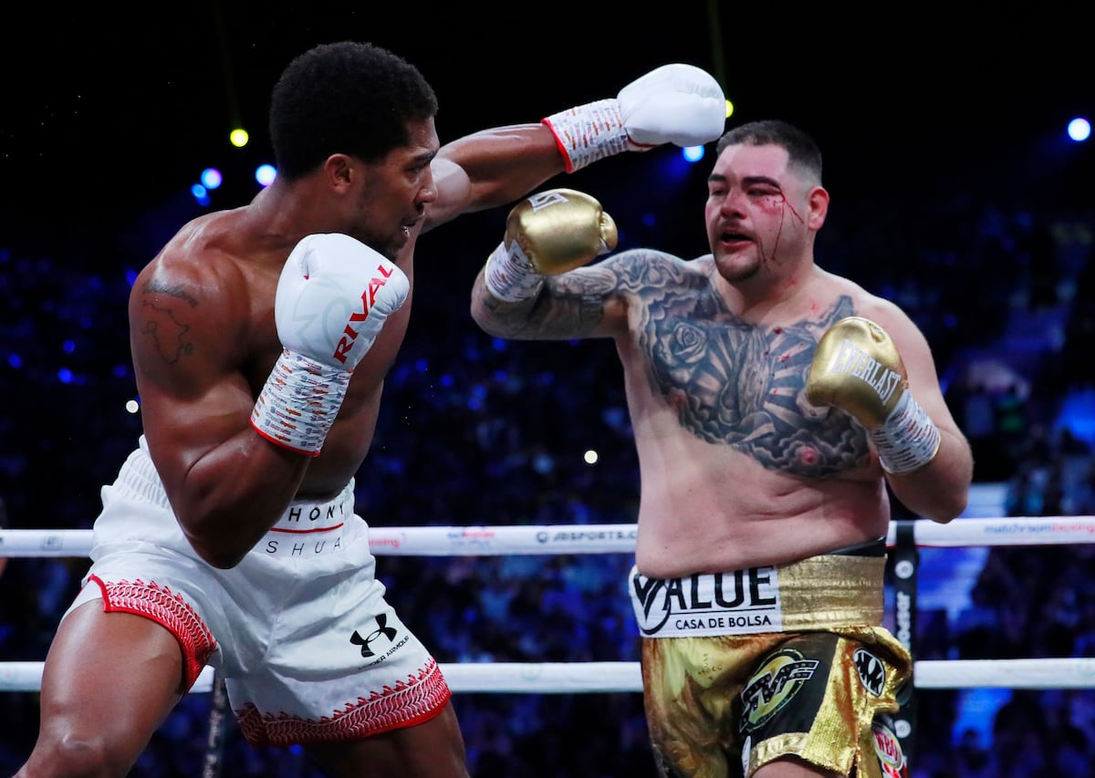 Anthony Joshua no quiso fajarse con el ‘Gordito’ Andy Ruiz Jr. y prefirió ganárselo por decisión unánime