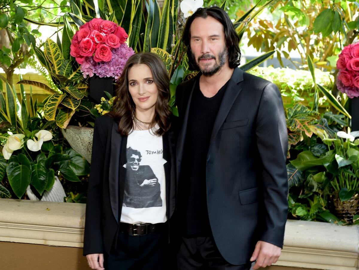 Aseguran que Winona Ryder y Keanu Reeves están casados 