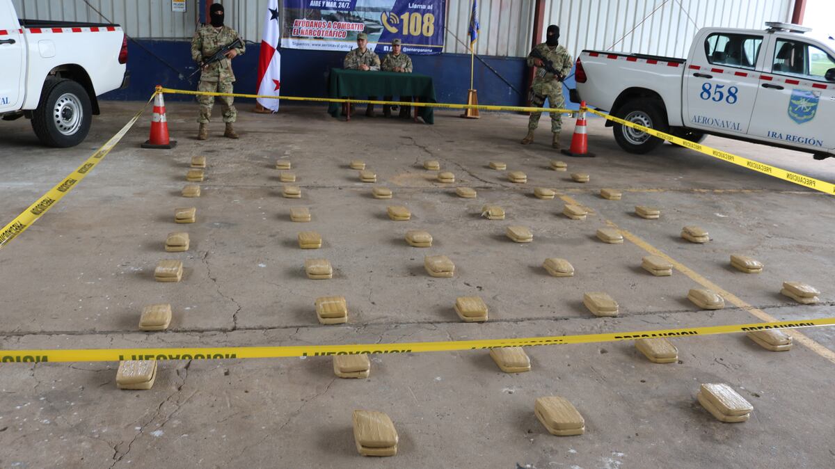 Decomisan 102 kilos de droga en Isla Seca. Video 