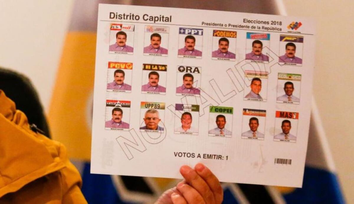 ¿Por qué Maduro aparece 10 veces en la cédula para las presidenciales?