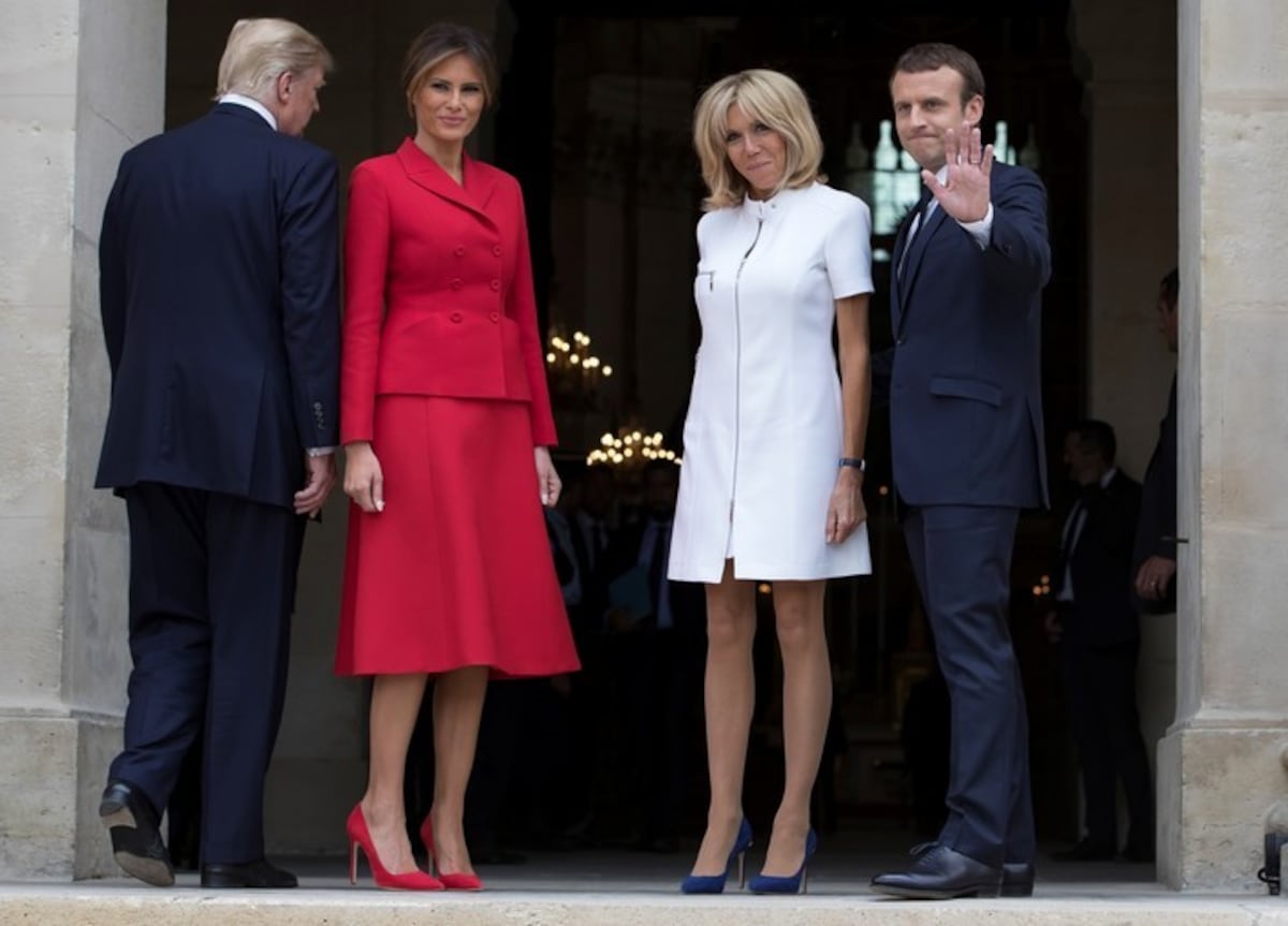 ¡Encerrada! Así revela la mujer del mandatario francés la vida de Melania Trump
