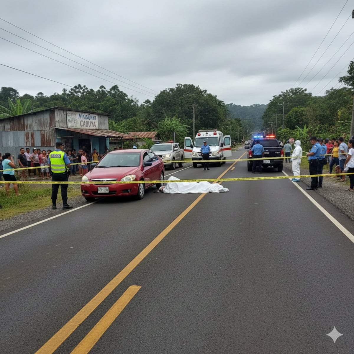 Tragedia al amanecer: peatón pierde la vida tras atropello en Cabuya