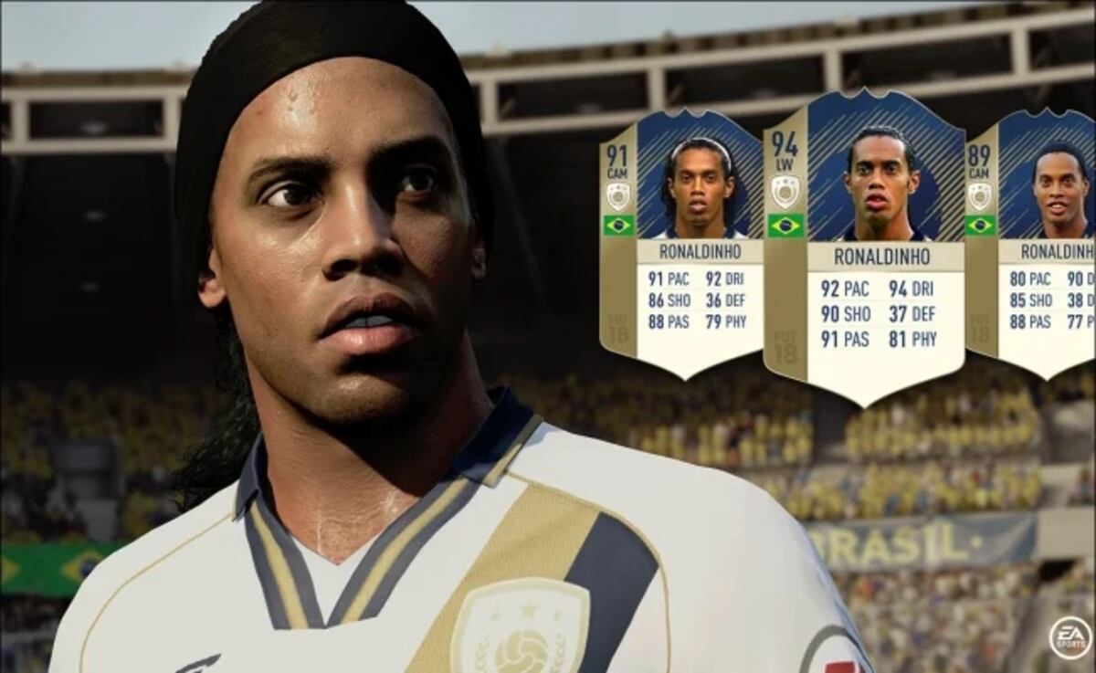 Ronaldinho casi fuera del videojuego FIFA 2020