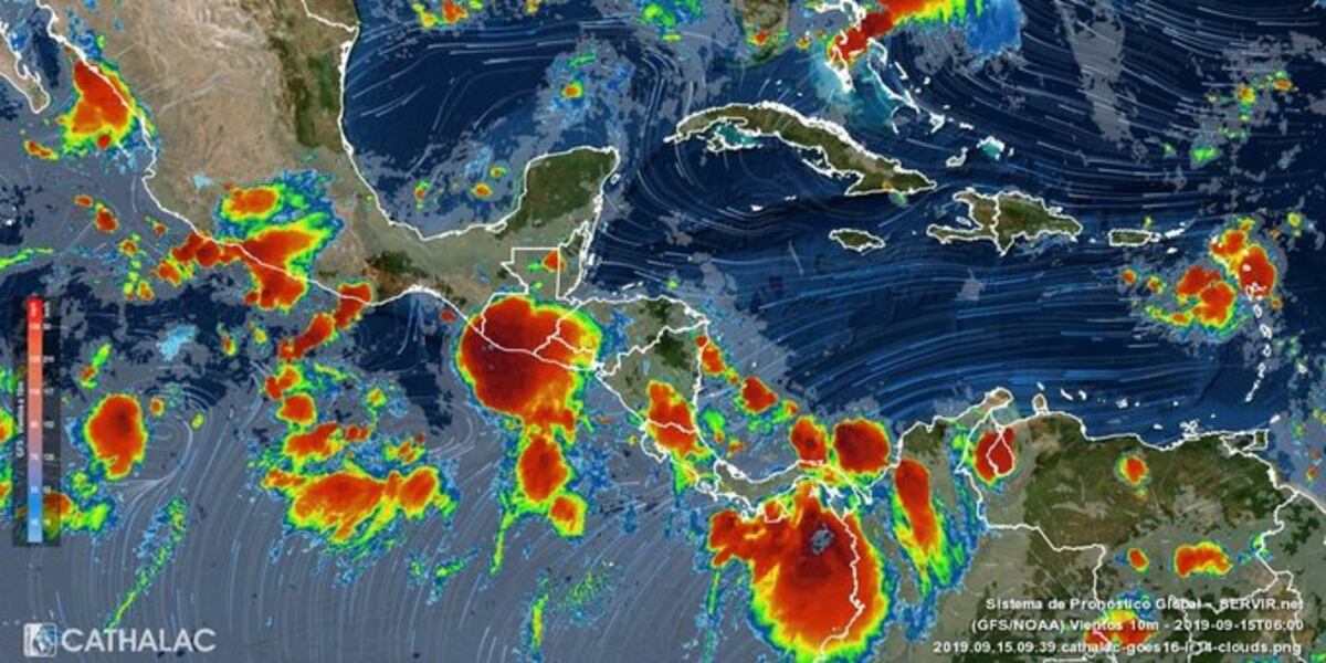 Sinaproc emite aviso de prevención de lluvias y descargas eléctricas