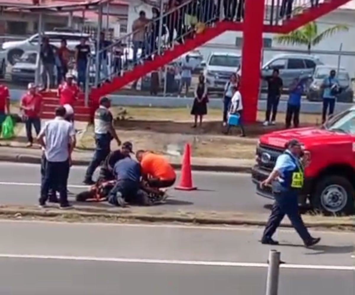 Mujer embarazada resulta herida tras caer de puente en Penonomé