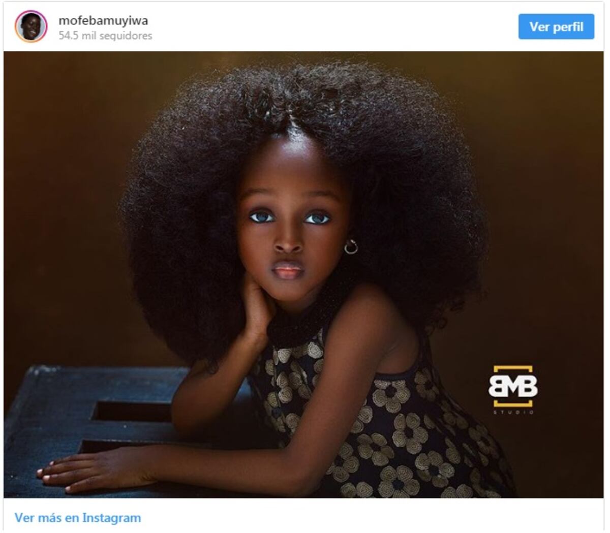 Fotógrafo en Nigeria descubre a la niña más bonita del mundo