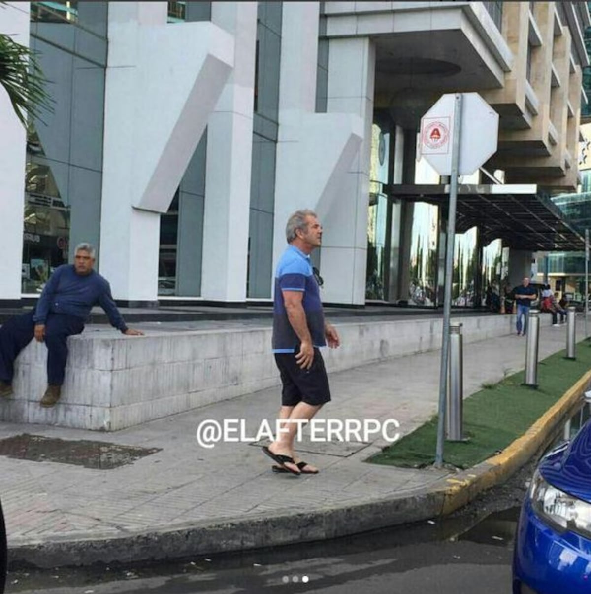 LO PILLAN. Mel Gibson se pasea otra vez por Panamá