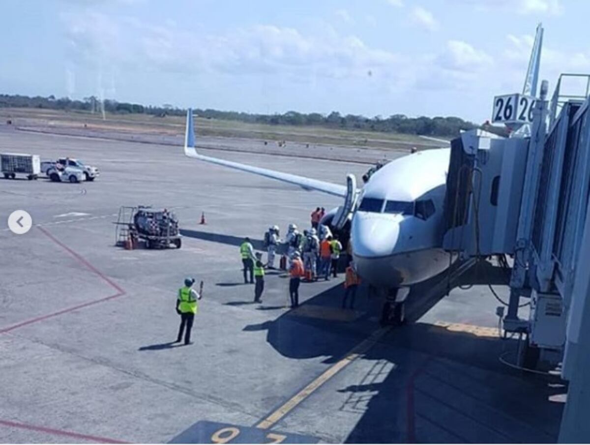 Avión sufre desperfectos mecánicos al despegar del aeropuerto de Tocumen