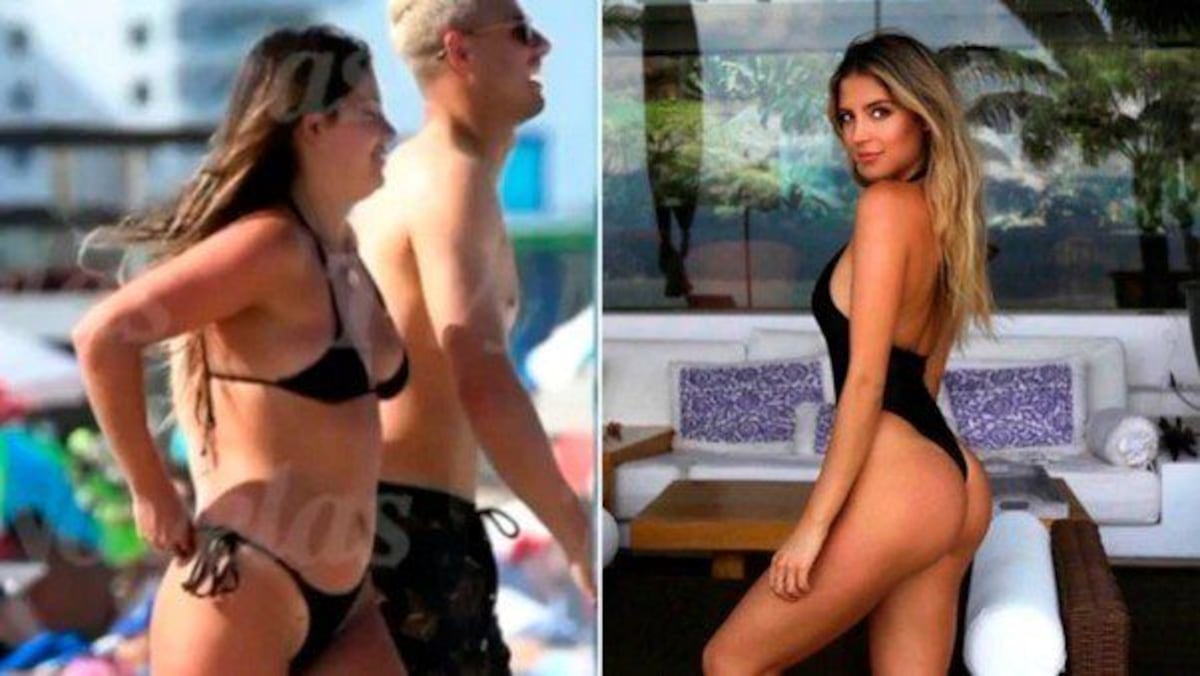 Capturado. Chicharito Hernández con una fula en las playas de Miami 