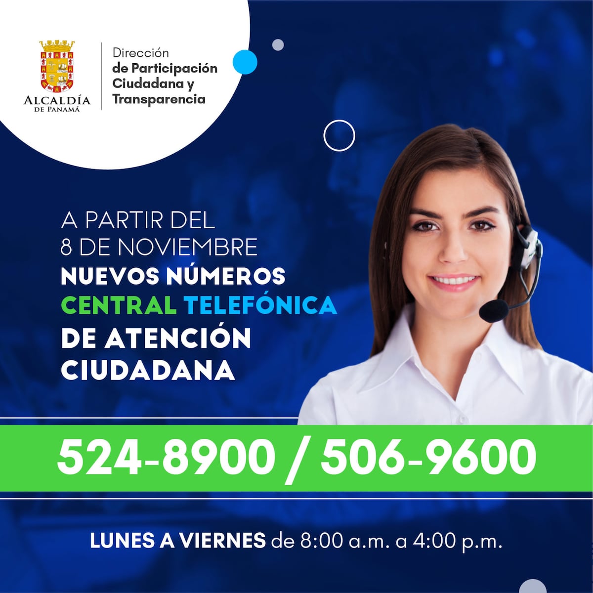 Municipio de Panamá habilitará dos nuevos números para la atención ciudadana