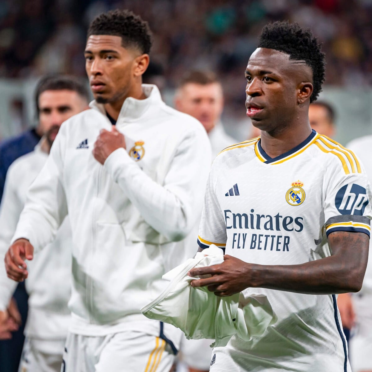 ¡Por Tóxico! Bellingham rompe con Vinicius: Se aleja del brasileño y se une al bando de Mbappé