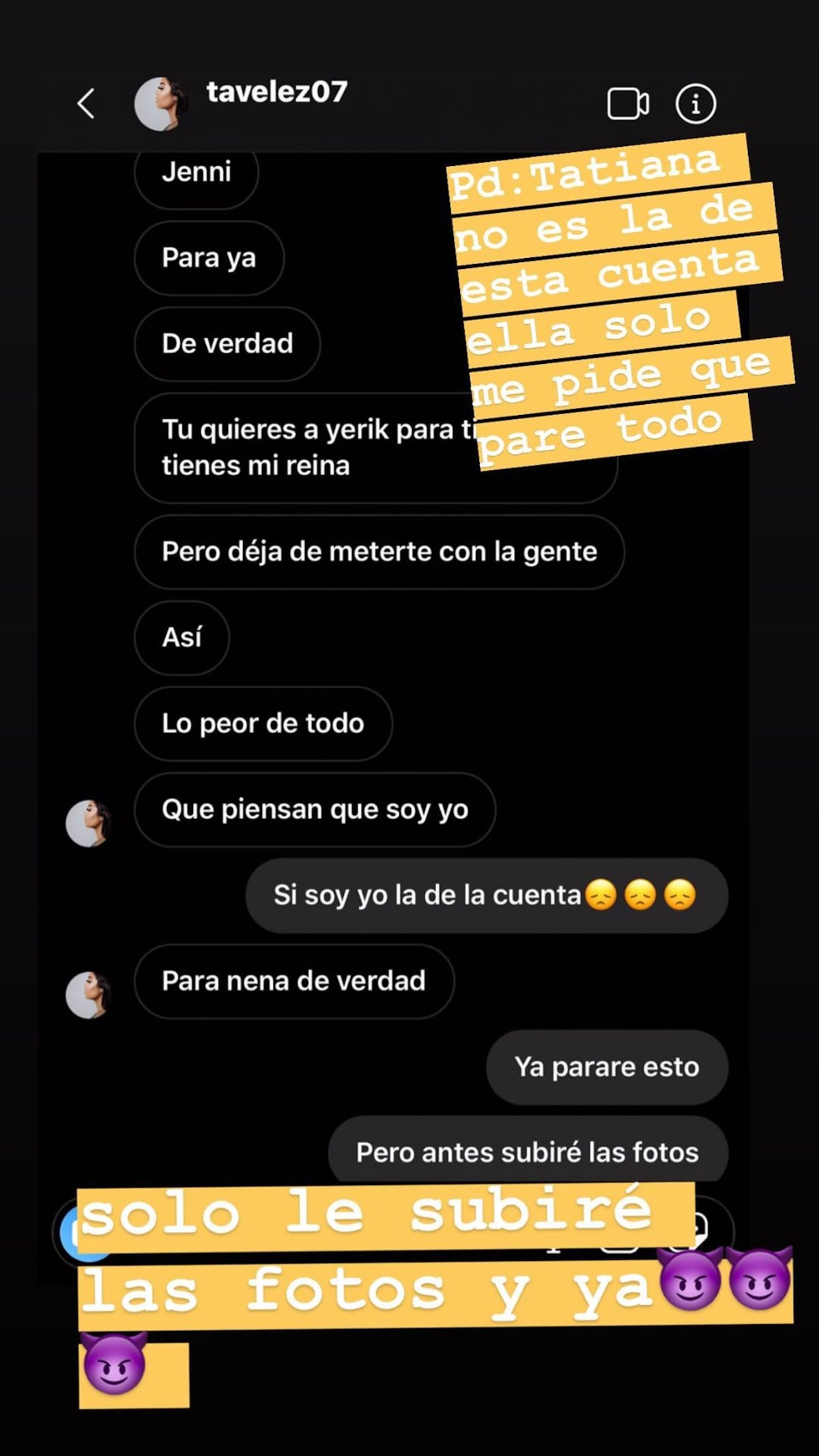 Santísimo. Acusan a exnovia de Yemil de difundirle videos íntimos y con una menor de edad