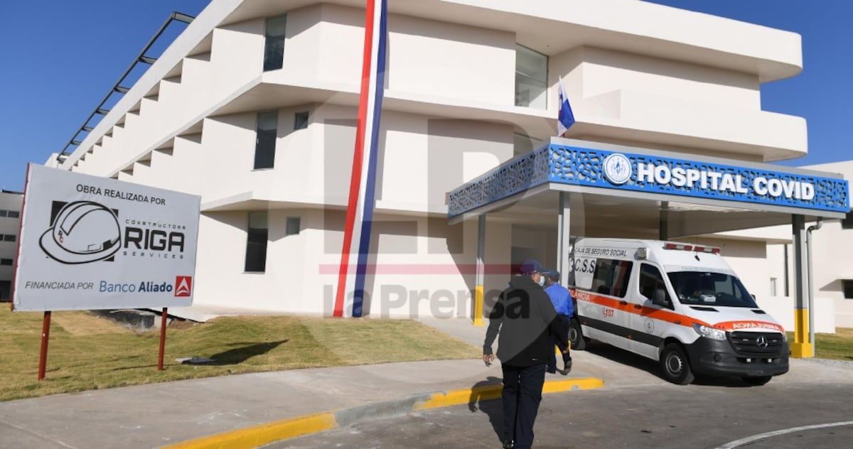 Solo dos pacientes quedan en el Hospital Covid, ubicado en la Ciudad de la Salud 