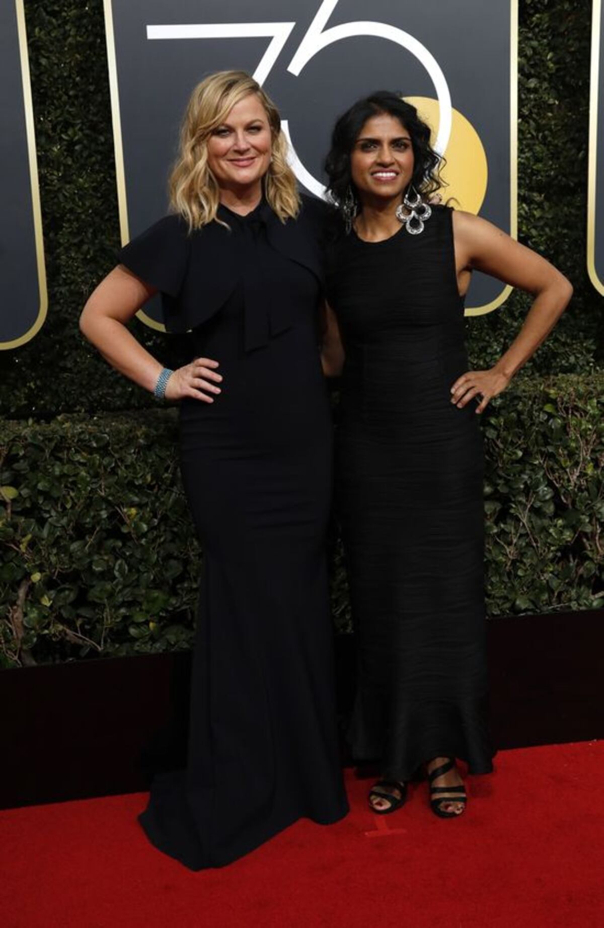 La alfombra roja de los Globos de Oro se tiñe de negro como protesta por acoso