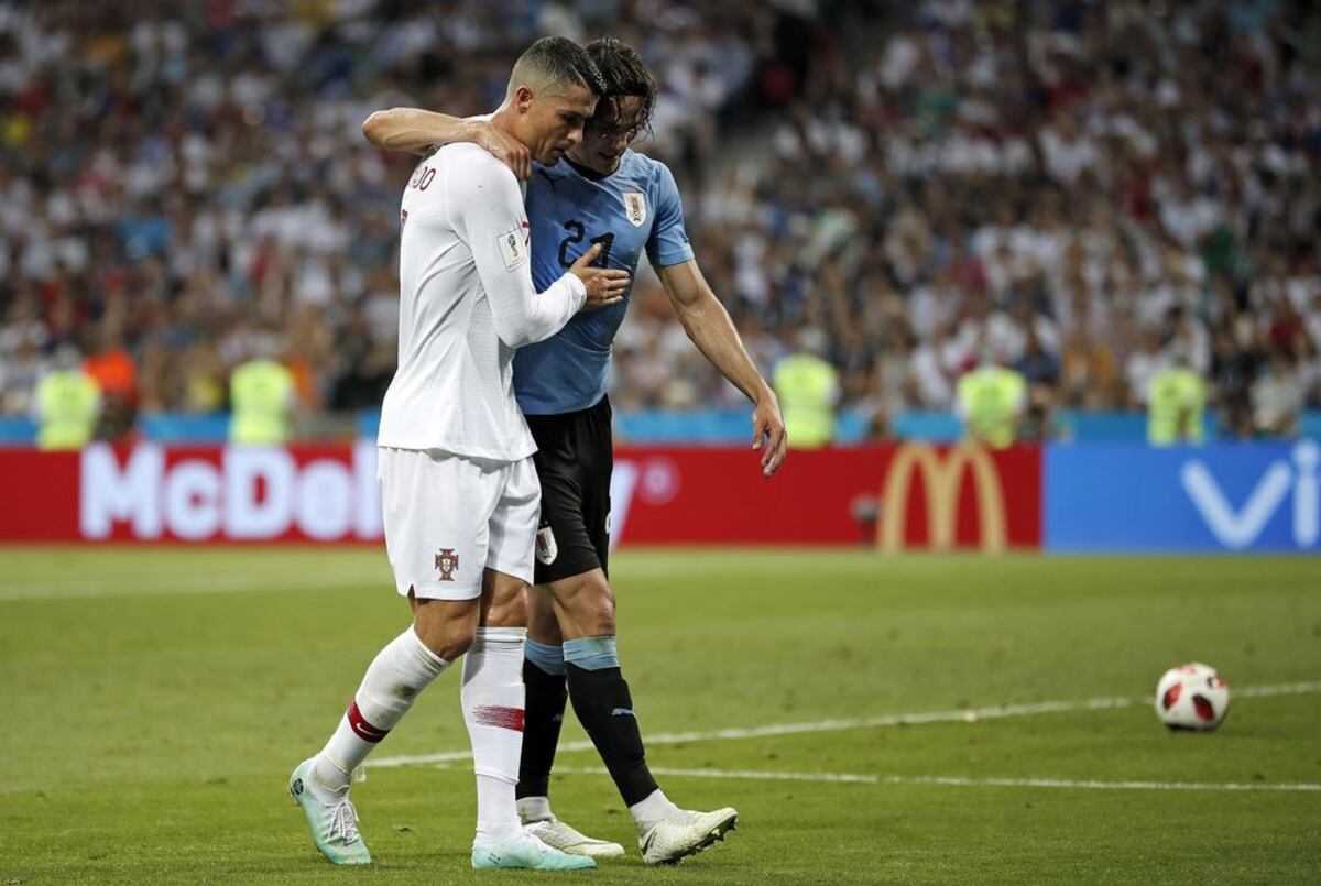 Uruguay despide a Portugal de Rusia 2018