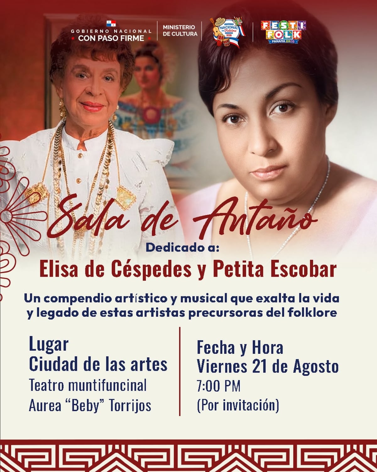 Folklore, galas y homenajes: así será la gran semana cultural en Panamá