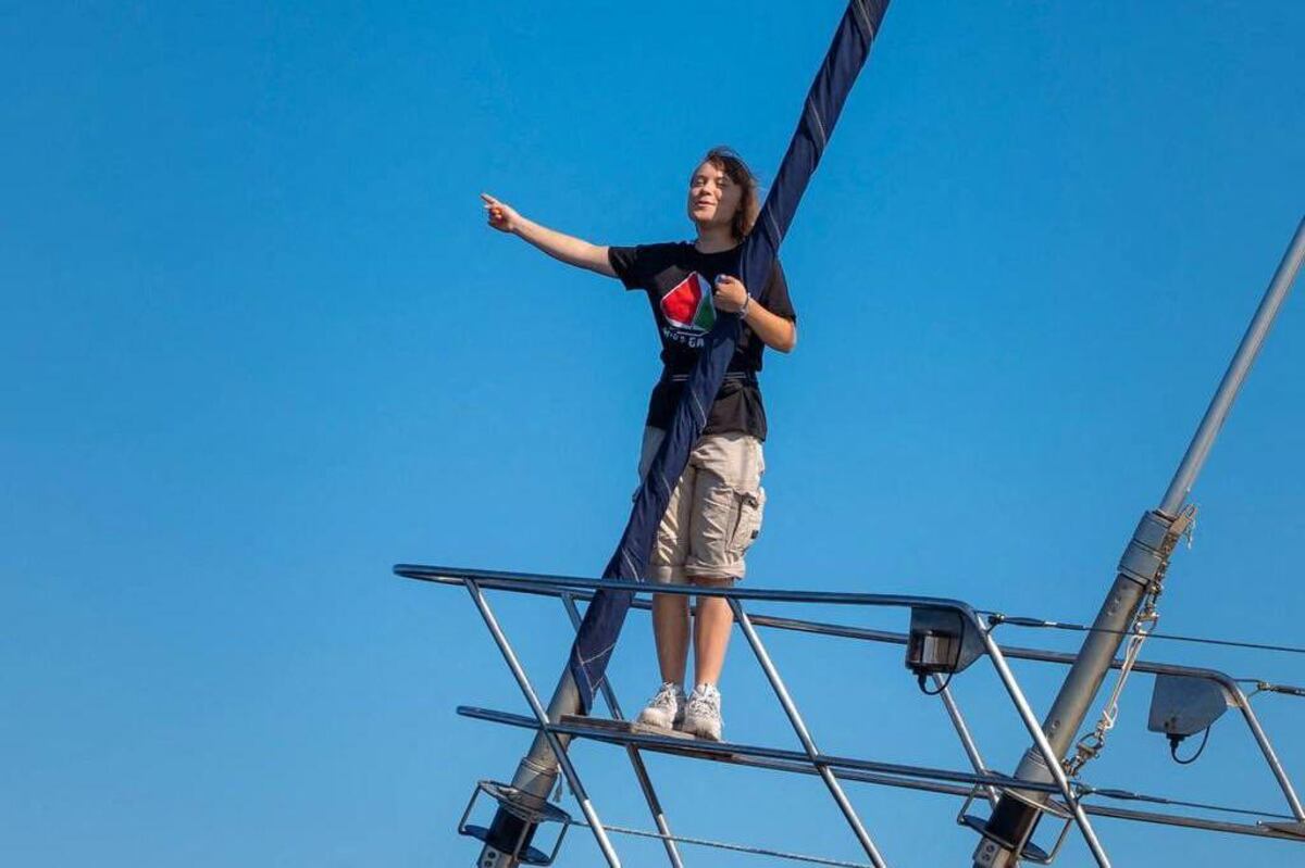 Flotilla humanitaria para Gaza regresa a Barcelona por temporal en el Mediterráneo