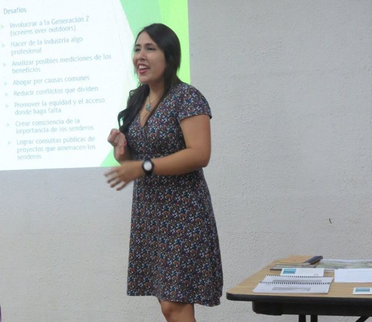 Panameña va a la conquista de las montañas europeas