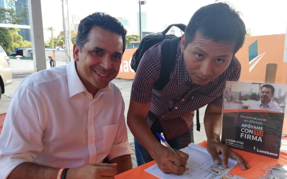 Lombana le recorta distancia a Dimitri Flores en firmas