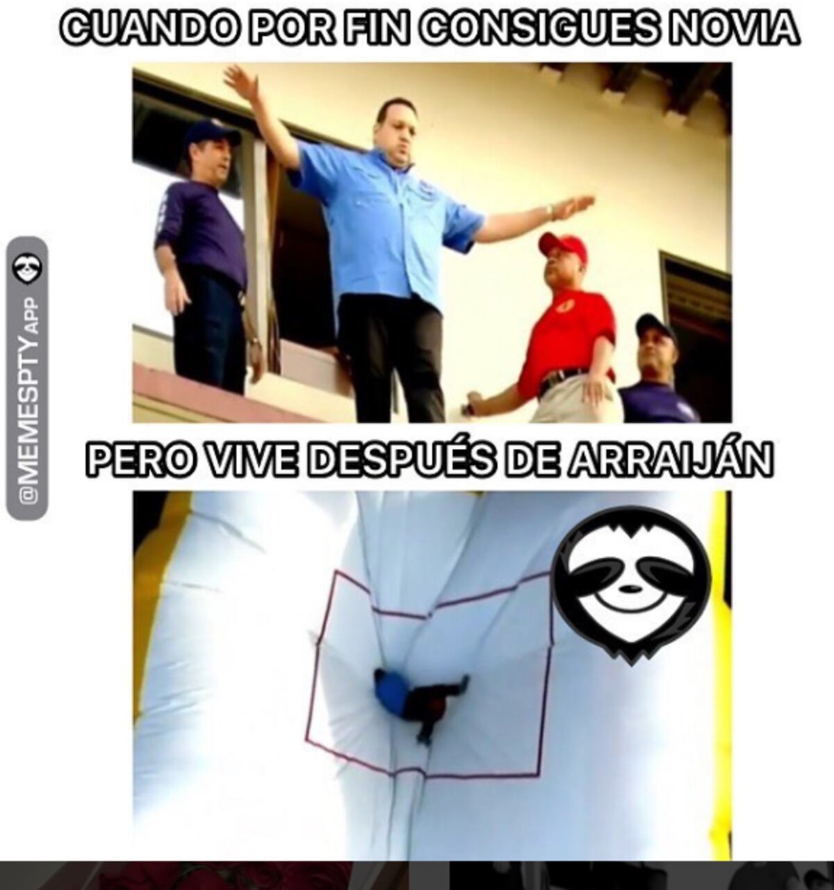 Eduardo Lim Yueng cae en un colchón 'big' de los Bomberos. Le llovieron memes