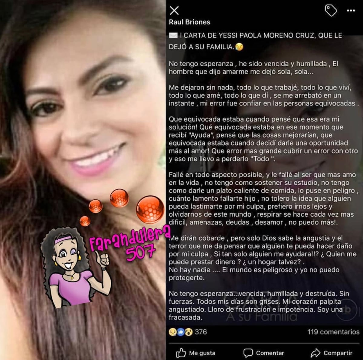 Encuentran desgarradora carta de la mujer que se tiró de un puente con su hijo