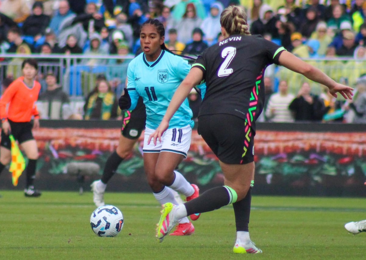 Sherline King marcó el gol del triunfo de Panamá sobre Australia en su casa