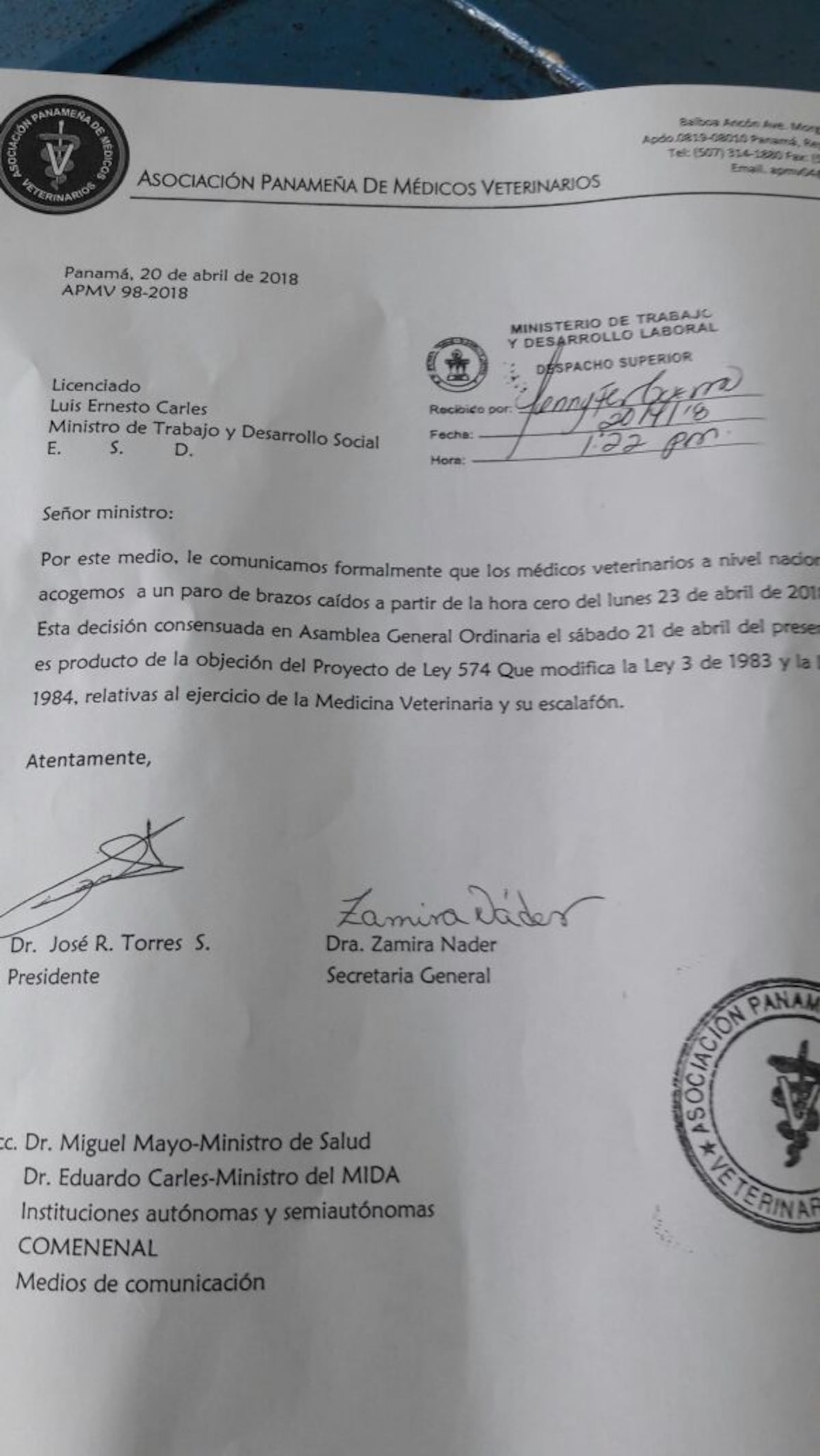 Veterinarios seguirán en paro y revelan que no revisarán las carnes para consumo