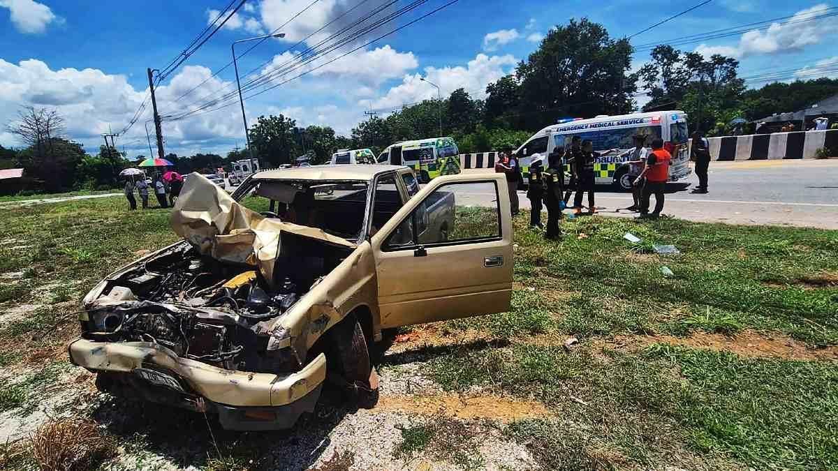 Conmoción en Tailandia: niño de 11 años pierde control de camioneta y atropella a monjes; hay 9 muertos + VÍDEO