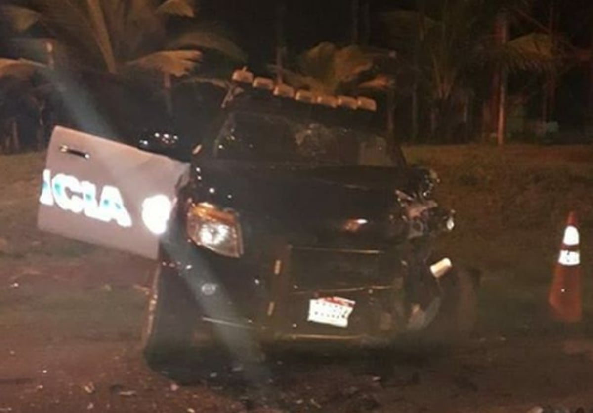 Patrulla involucrado en aparatoso accidente. Un muerto 