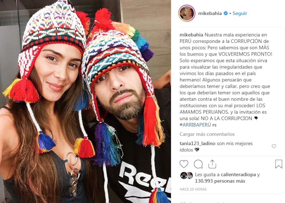 Retienen a Joey Montana, Greeicy y Mike Bahía en Perú por cancelación de show