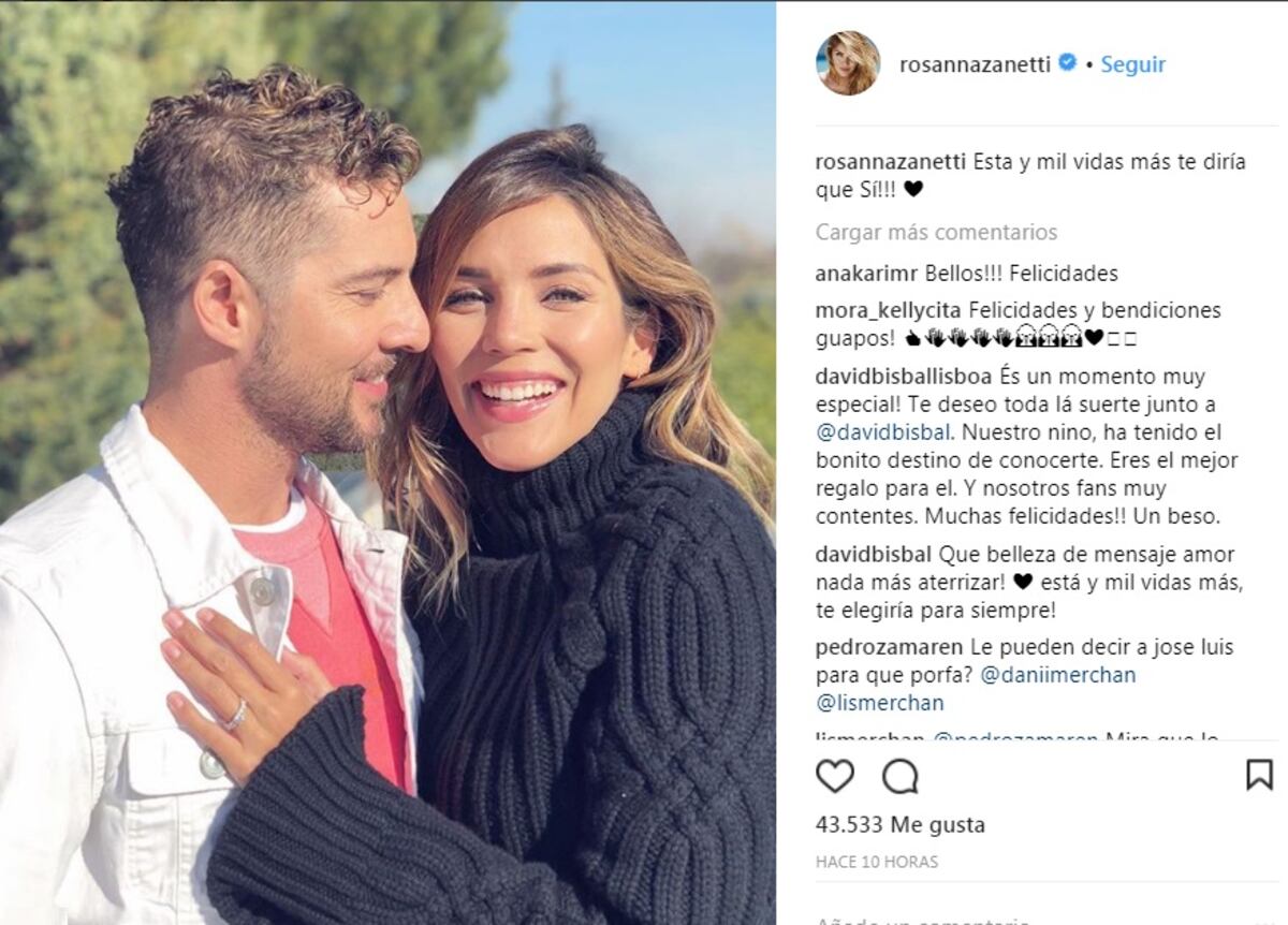 ¡UY, CHICAS! David Bisbal anunció que se casará con su novia venezolana
