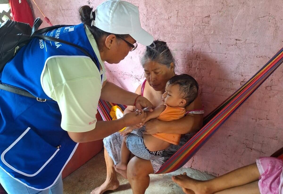 Jornada del Minsa logra más de 14 mil niños vacunados contra el sarampión en Bocas del Toro