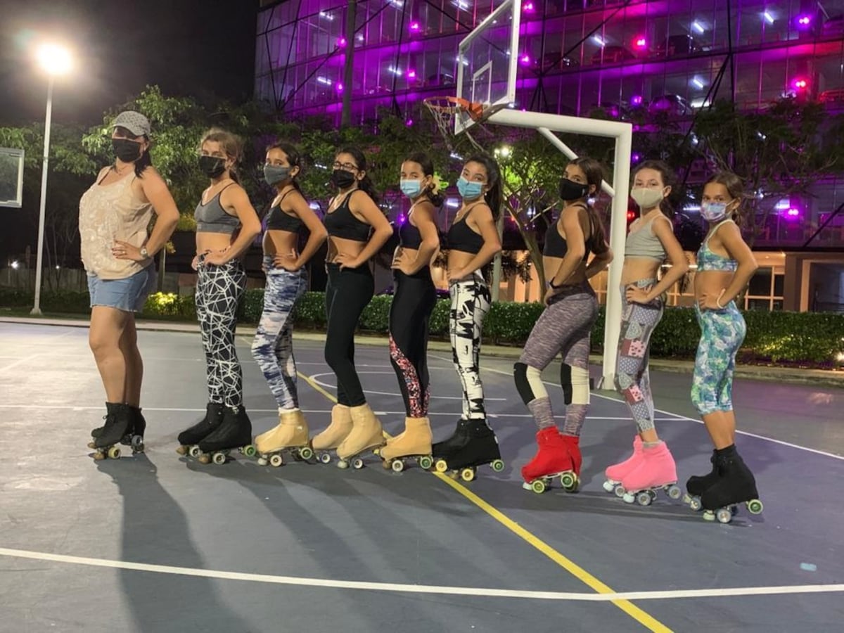 Patinadoras panameñas tienen en la mira el Panamericano de Patinaje Artístico de Clubes 2021