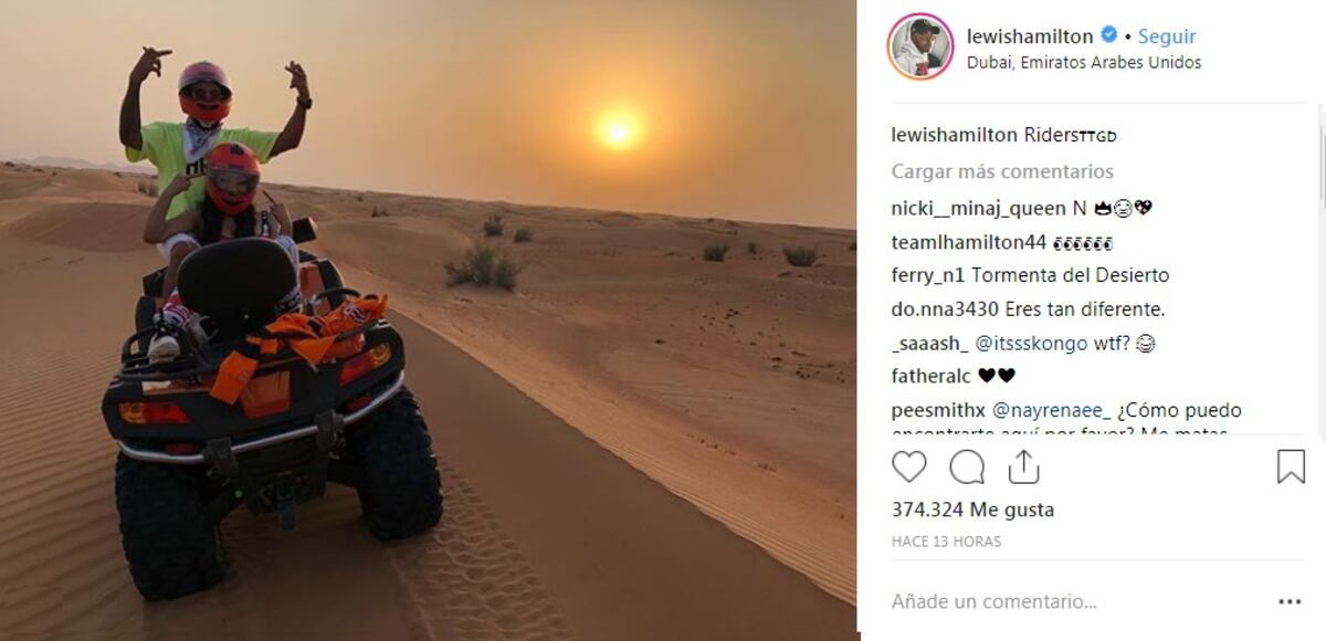 Nicky Minaj podría estar de romance con el piloto de Fórmula 1, Lewis Hamilton