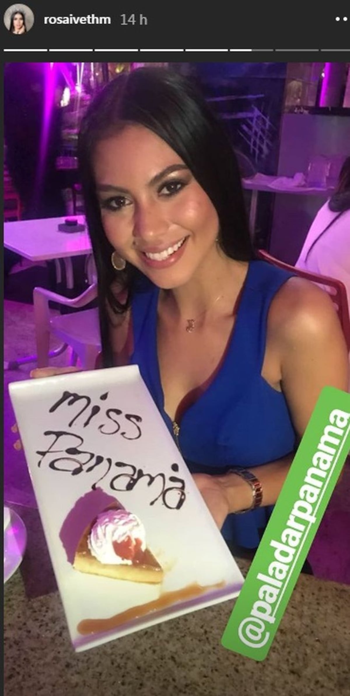 ¡Confirmado! La Señorita Panamá Rosa Montezuma y chef de TVN sí están saliendo