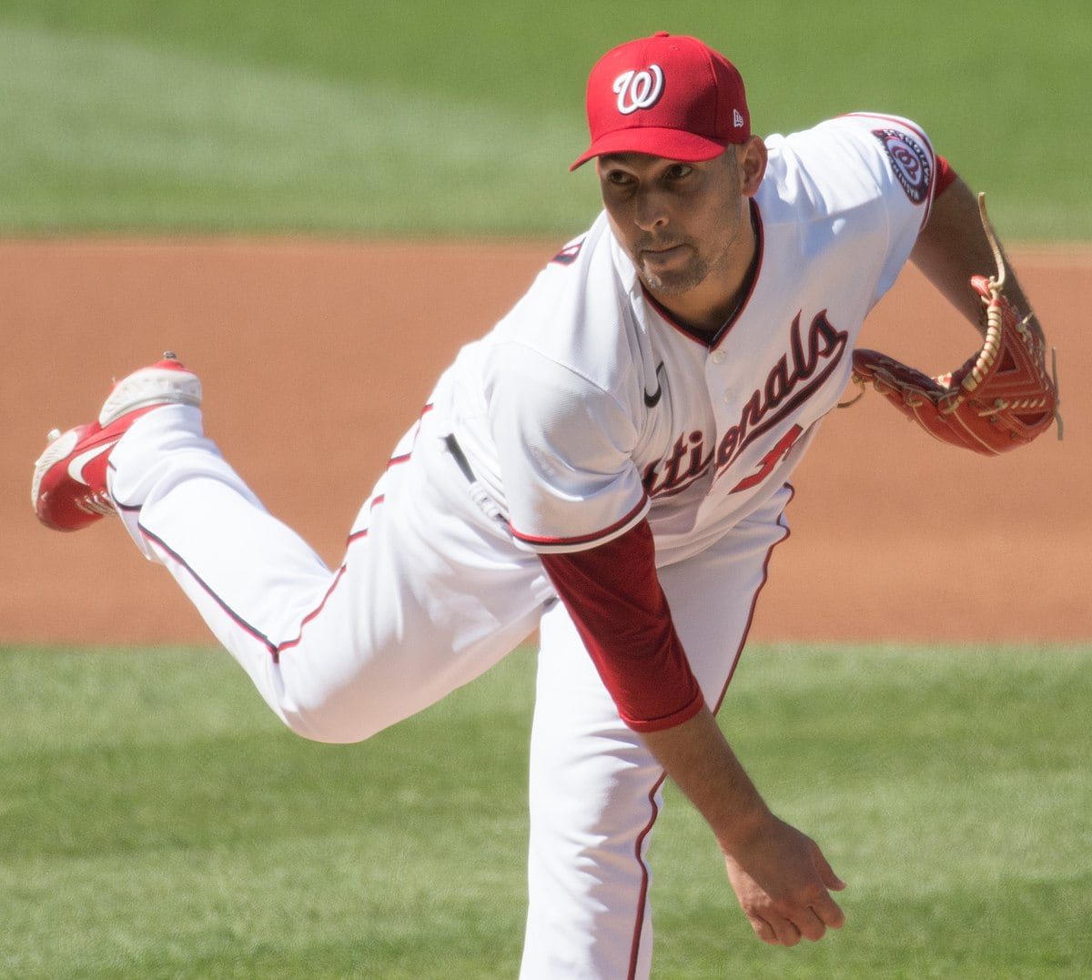 Paolo Espino registra buena salida y los Nacionales vencen a los Atléticos en las Grandes Ligas