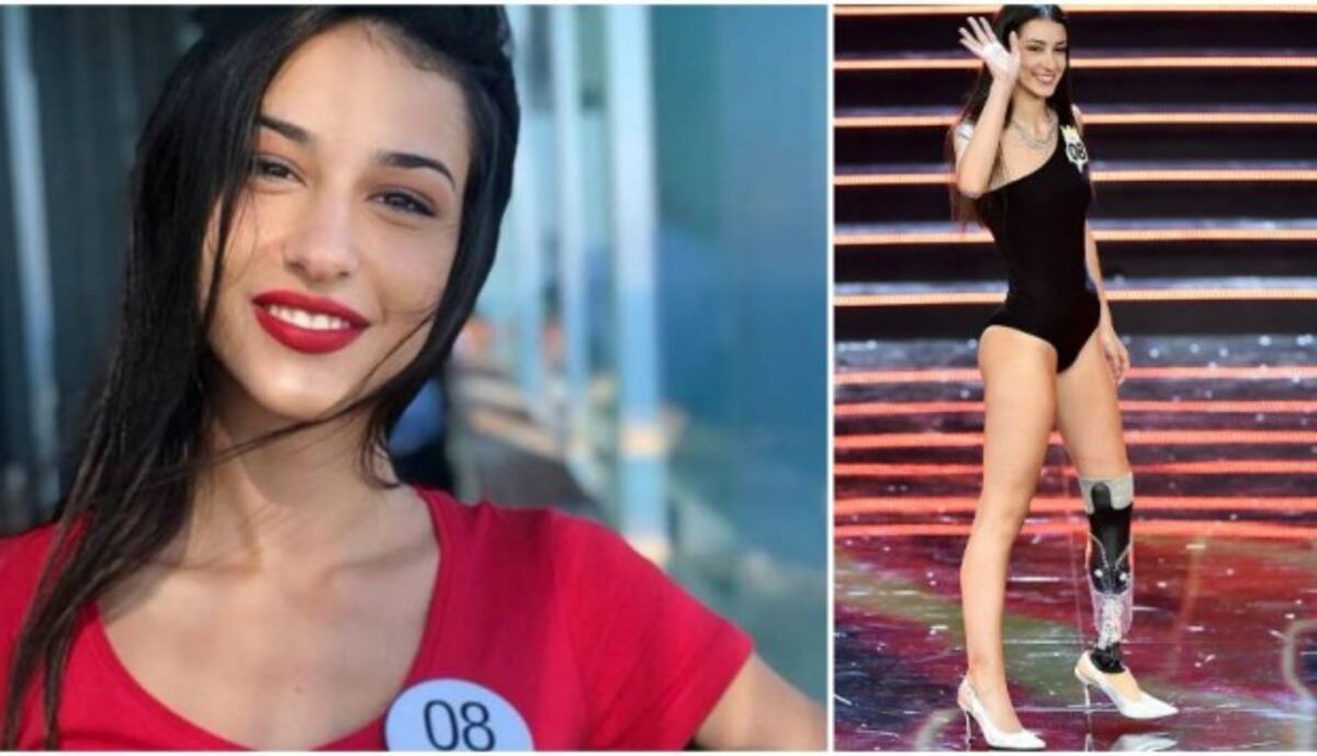 Así respondió a críticas joven discapacitada que quedó tercera del Miss Italia