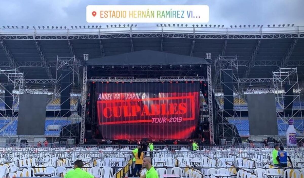Karol G y Anuel AA se ausentan de concierto del ‘Culpables Tour’; Sech salva la noche