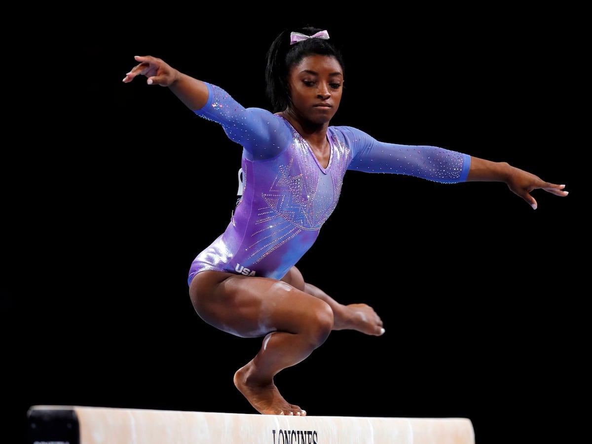 Simone Biles pisó un juzgado como víctima de abuso