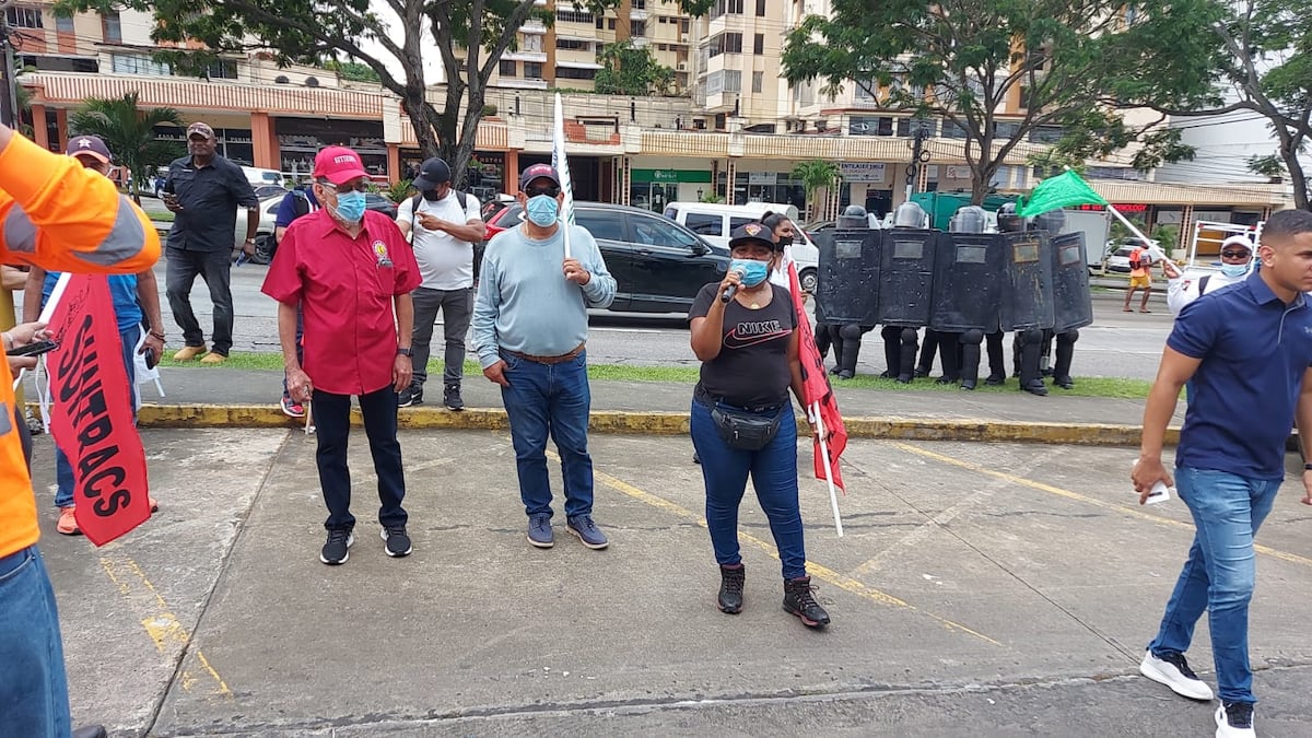 Trabajadores sindicales de Etesa protestan. Video