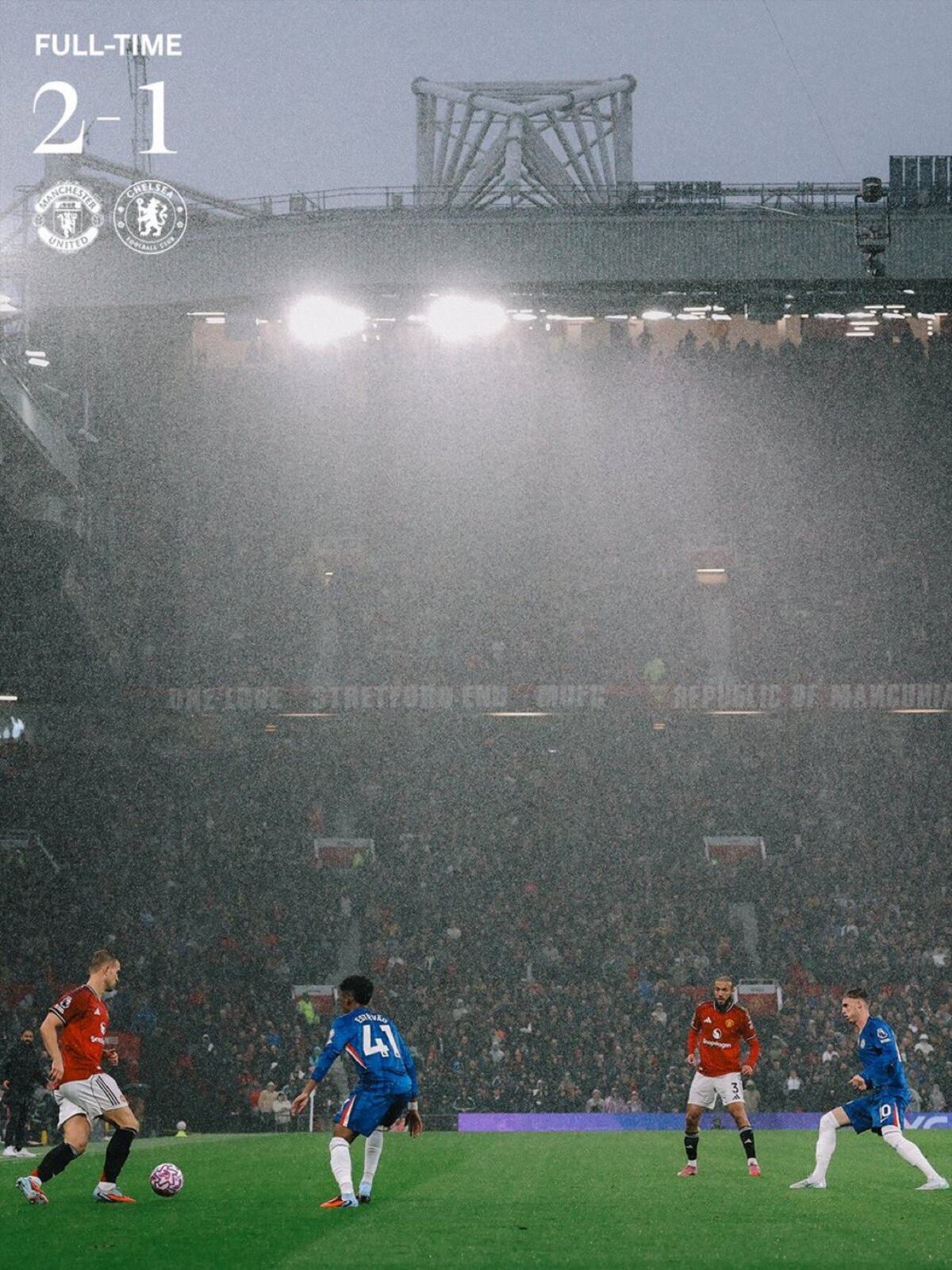 Old Trafford explotó: los ‘Red devils’ volvieron a sonreír frente al Chelsea