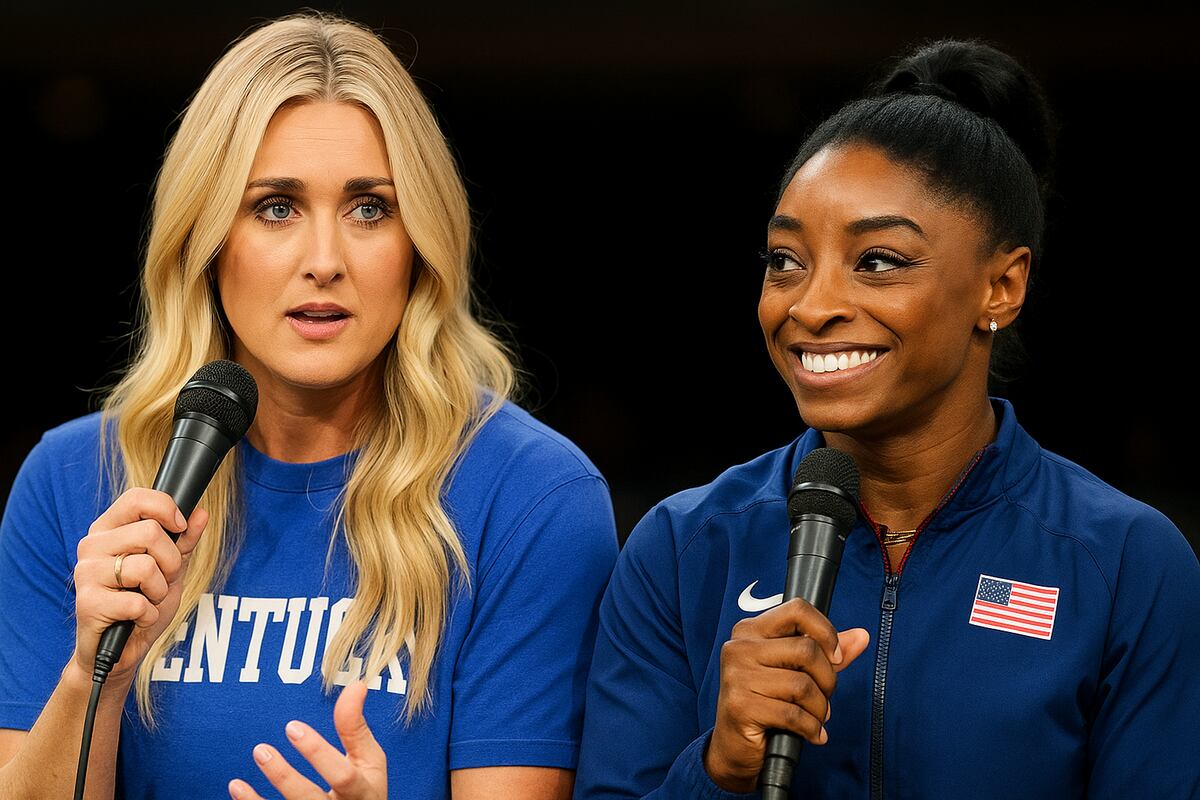 ¡Se le fue la lengua! Simone Biles rectifica tras ataque contra activista