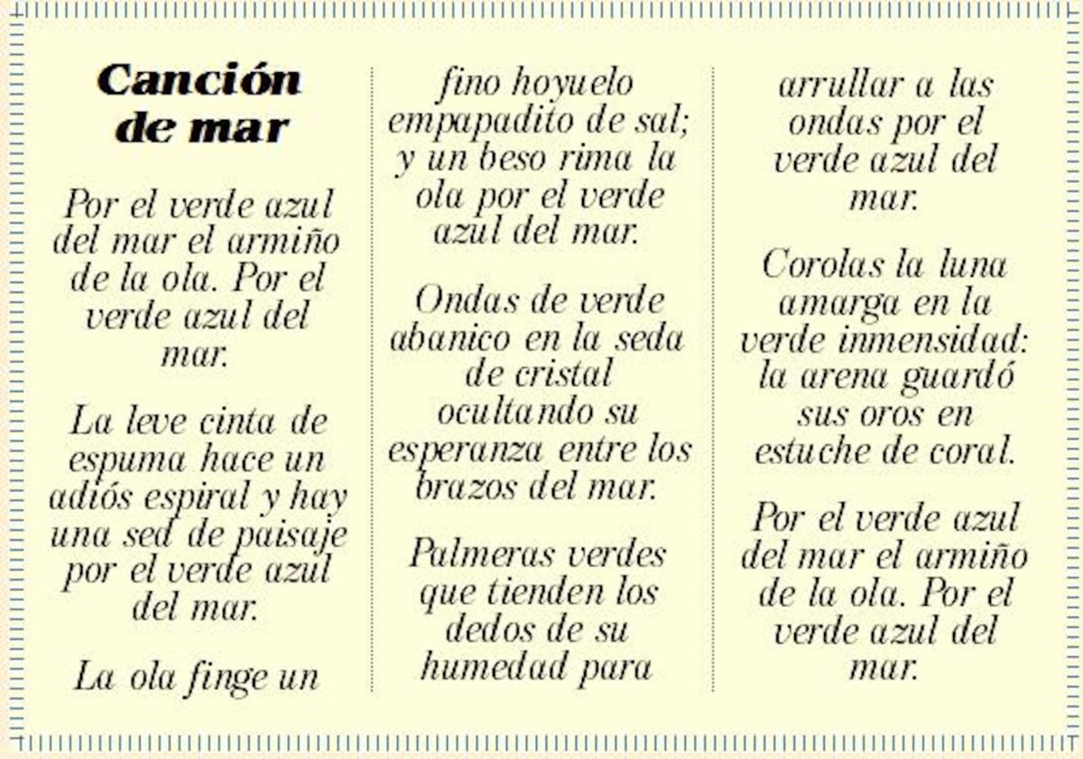 ¡PANAMÁ ES POESÍA! Stella Sierra: ' El mar, su inspiración'