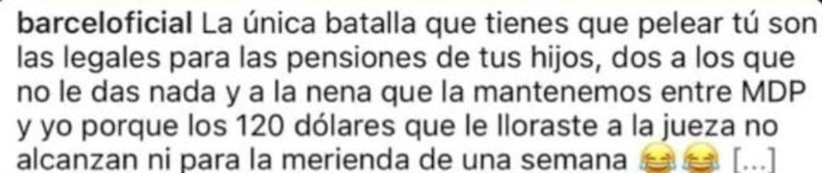 ‘Cada quién muestra lo que tiene en su corazón’: María del Pilar y Frank encienden las redes por responsabilidades familiares; Barceló no se queda callado