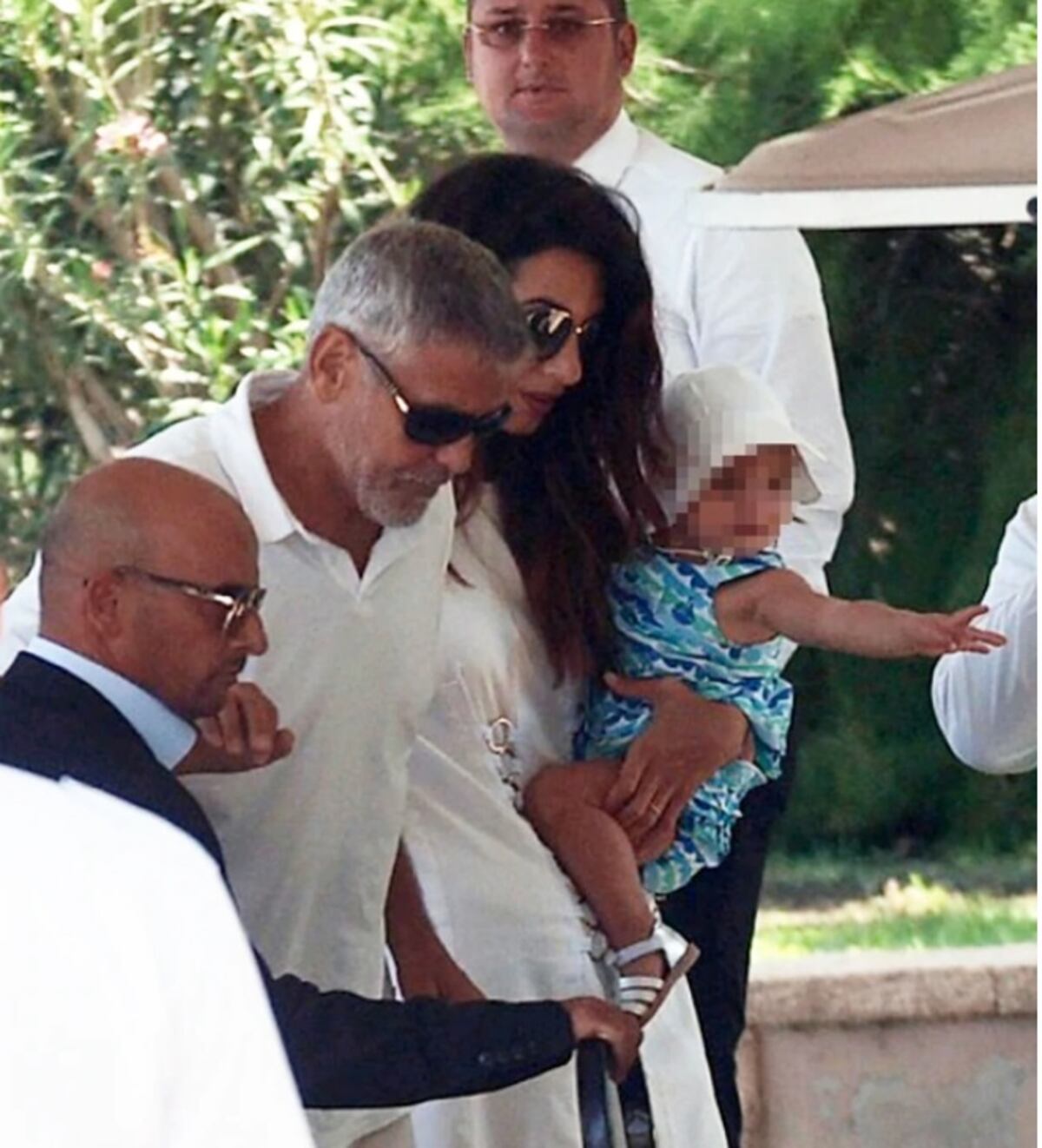 George Clooney no quedó bien tras su choque en motocicleta en Italia