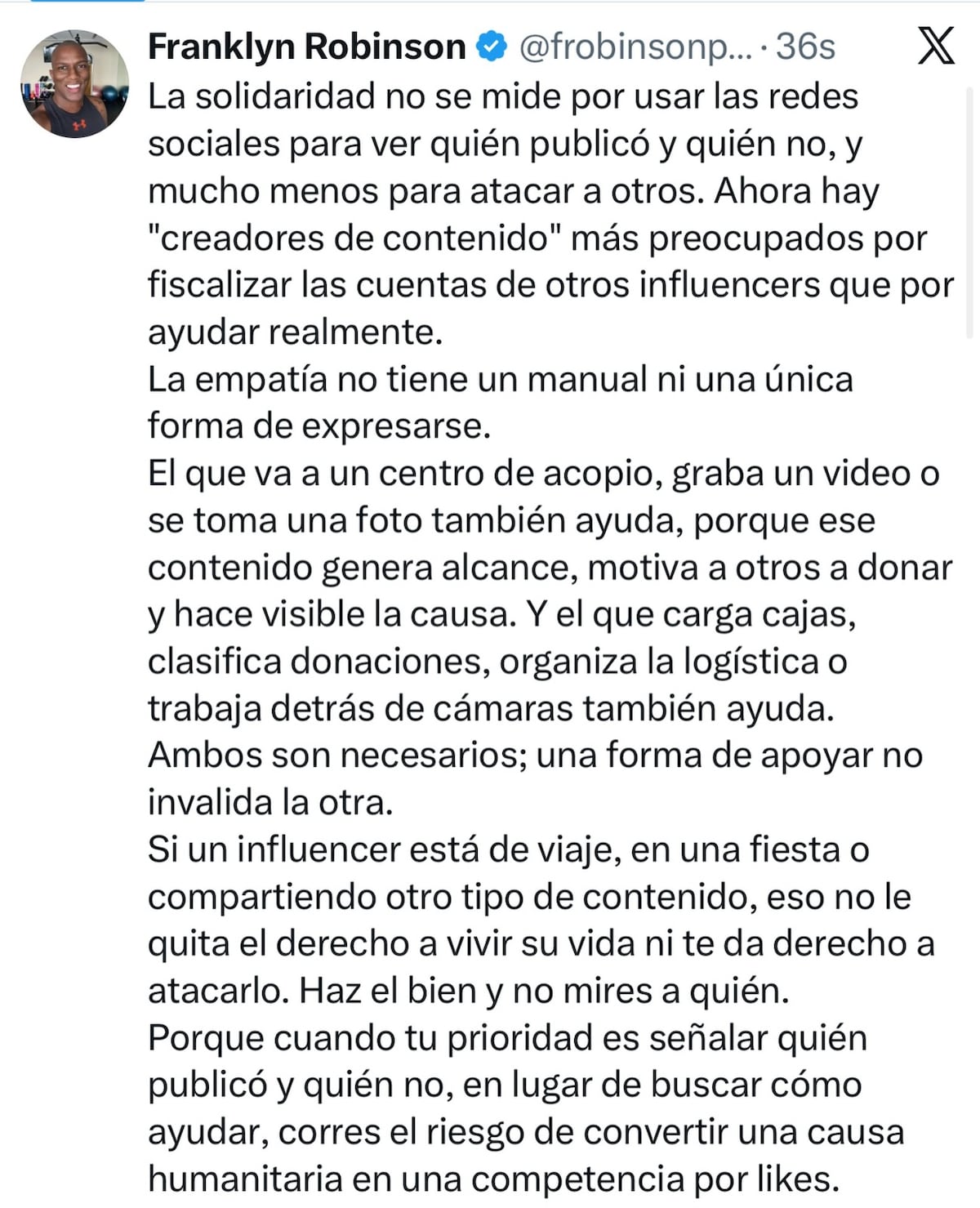 Creadores de contenido se prenden por quién publica y quién no sobre apoyar a Venezuela + VÍDEOS