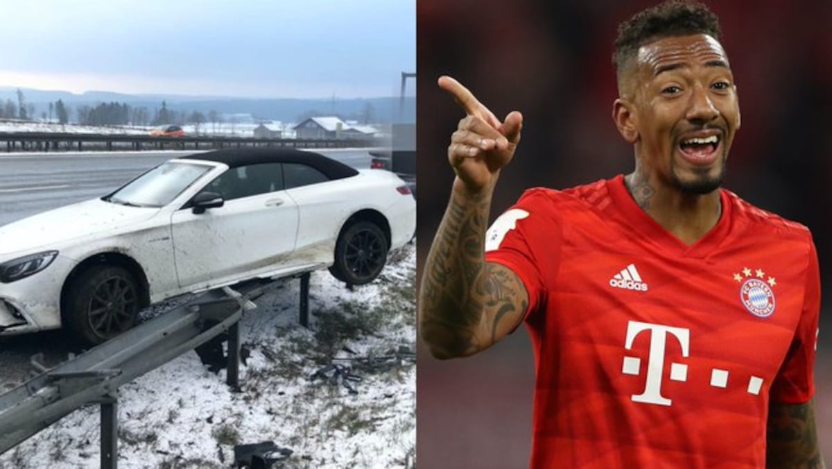 Futbolista Jerome Boateng sufre accidente automovilístico con su hijo