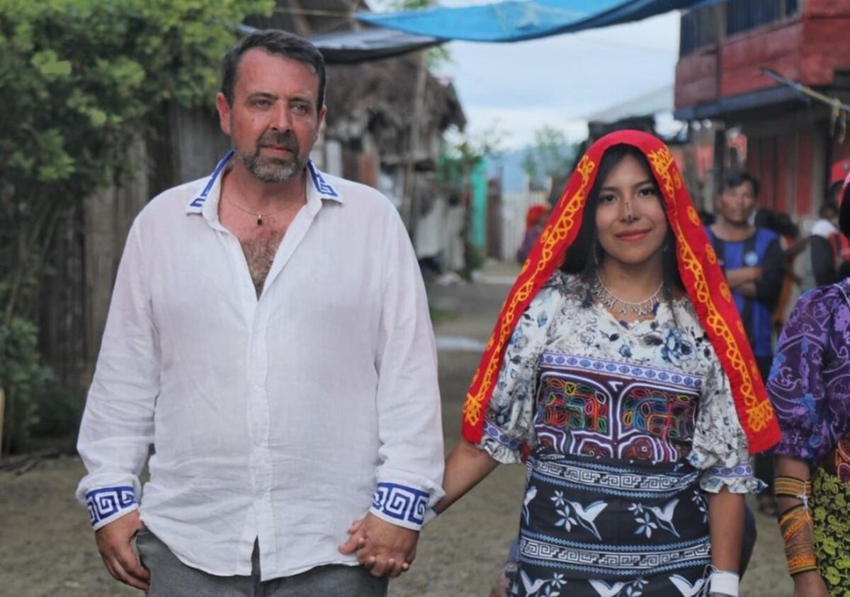 Ana Blanco se casó con su español en la comarca