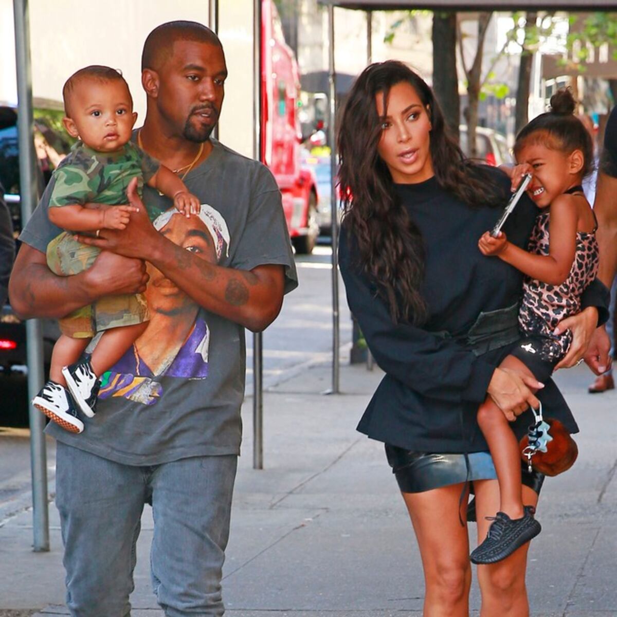 Kim Kardashian y Kanye West pasan el Año Nuevo en el hospital por su bebé Saint