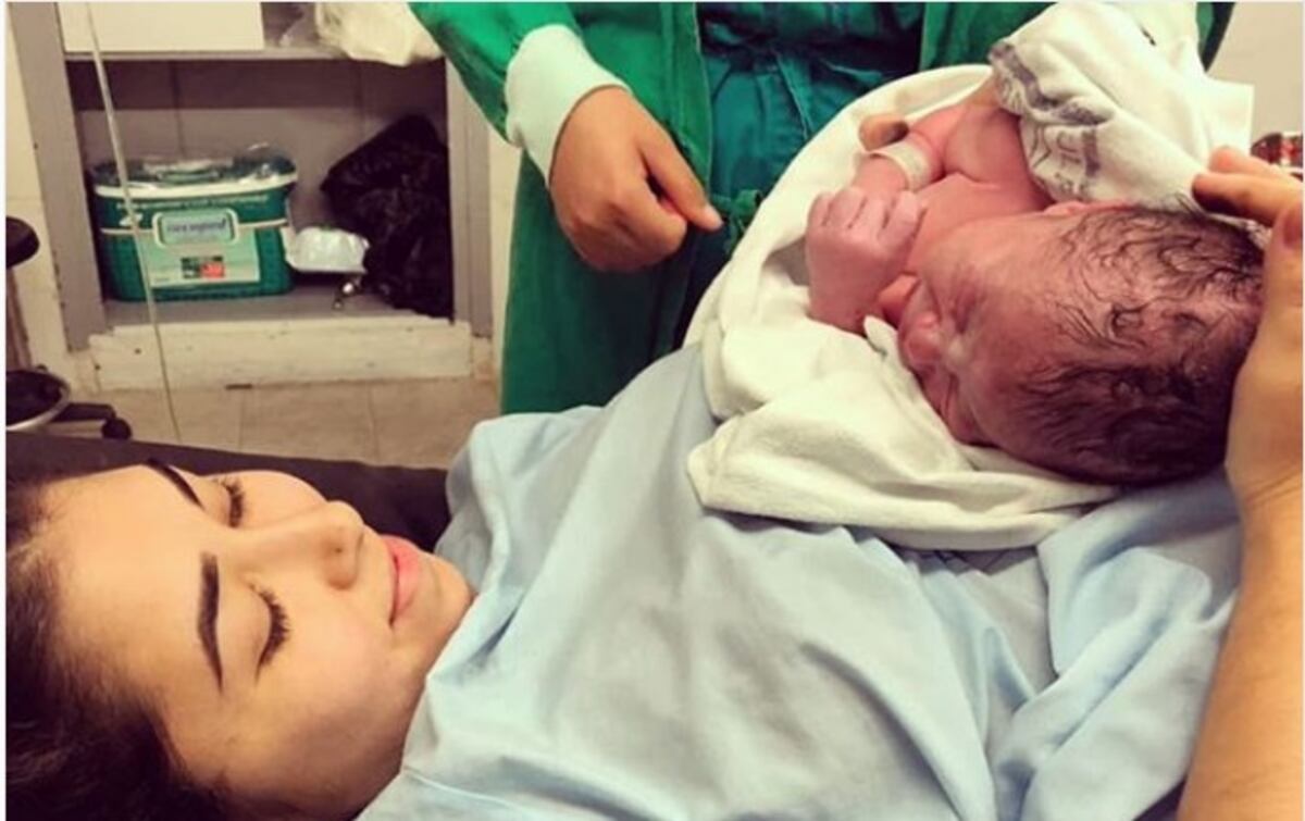 La exparticipante de Vive la Música Anne Lorain, da a luz a su segundo hijo